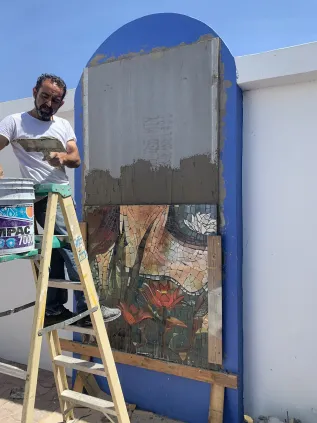 Mosaic installation