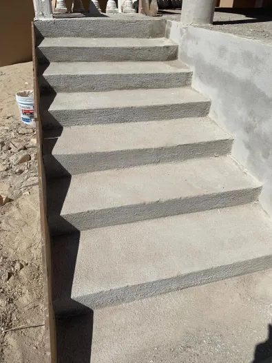 Exterior stairs after renovation